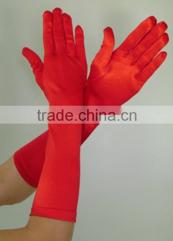 long satin streth Gloves Wedding bridal glove SG-58