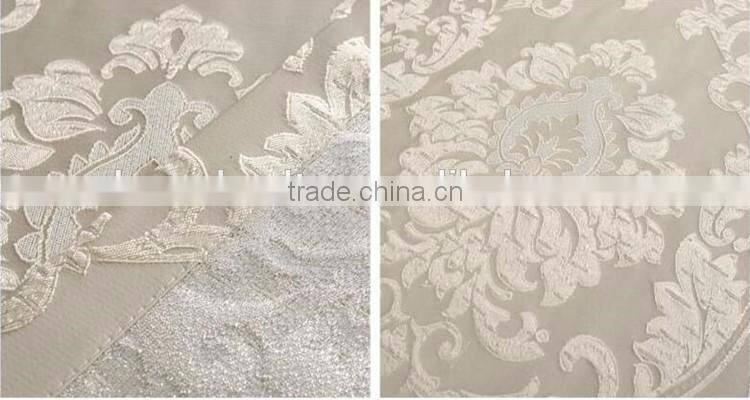 China supplier wholesale luxury jacquard blackout curtain