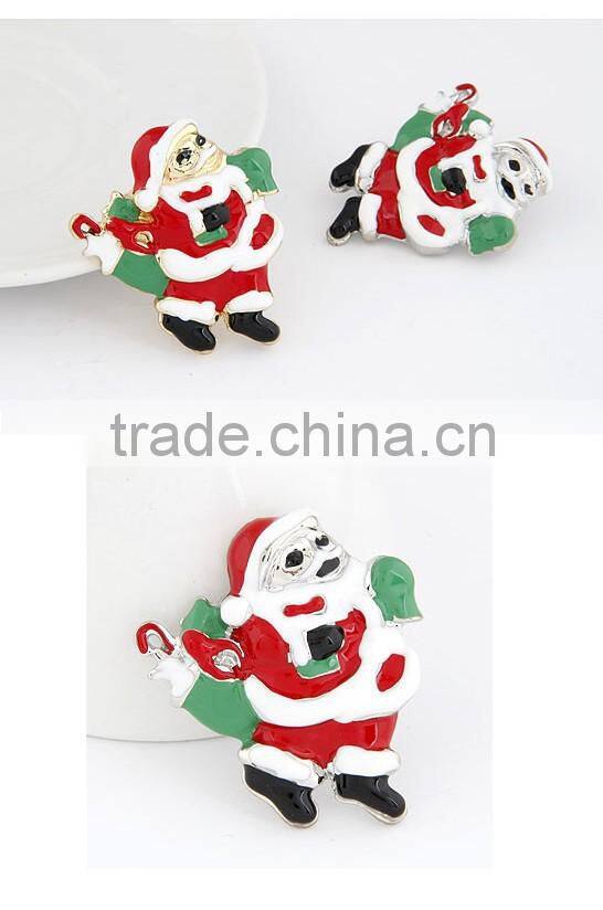 New 2013 promotion Christmas motif ornaments santa claus brooch decoration gift presents products