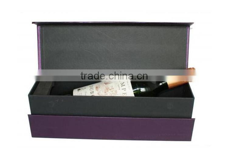 Counter display gift making cardboard wine box