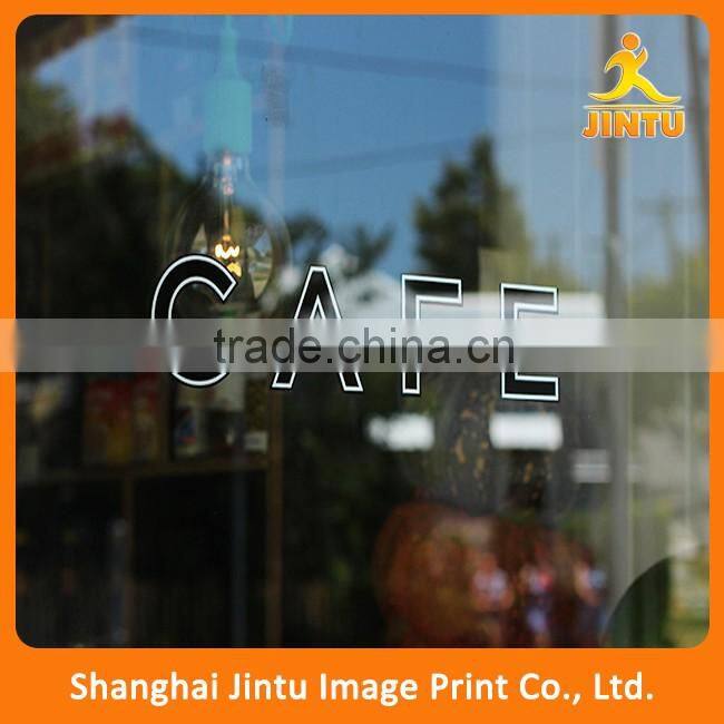 Custom removable kiss cut vinyl sticker paper for window advertising