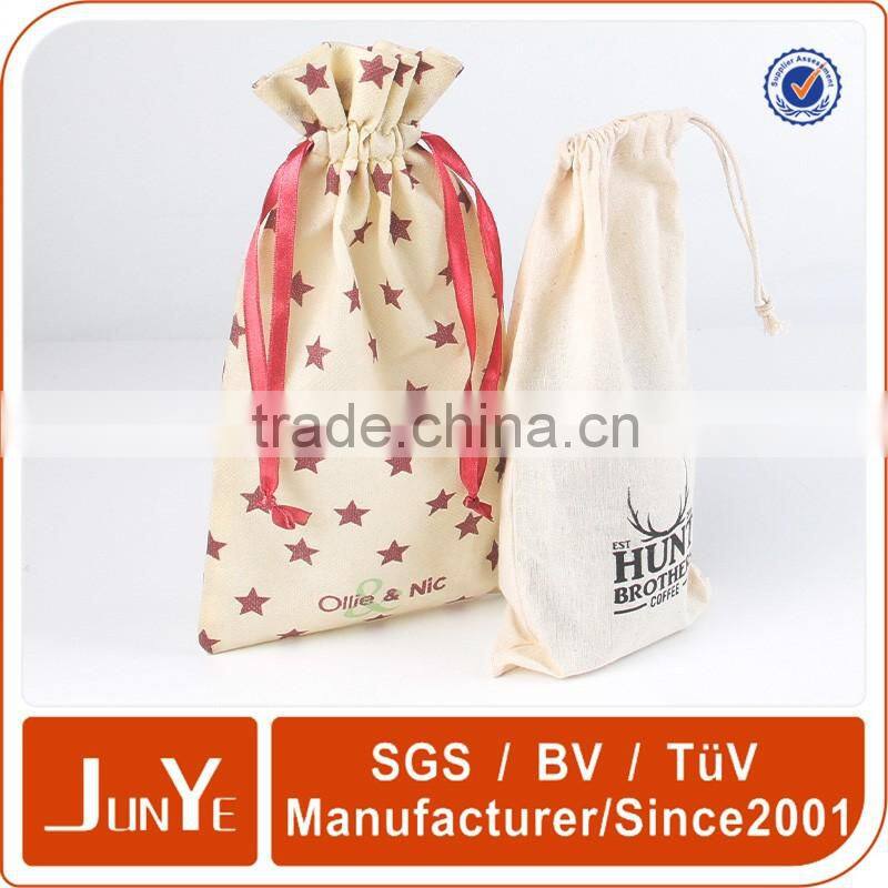 print company logo website velvet jewellery bag with charms