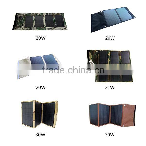 High efficiency foldable 40W solar laptop charger