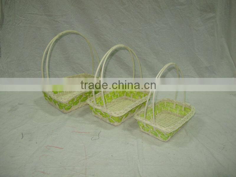 2015 New Product Rattan Basket For Home Decoration And Furniture