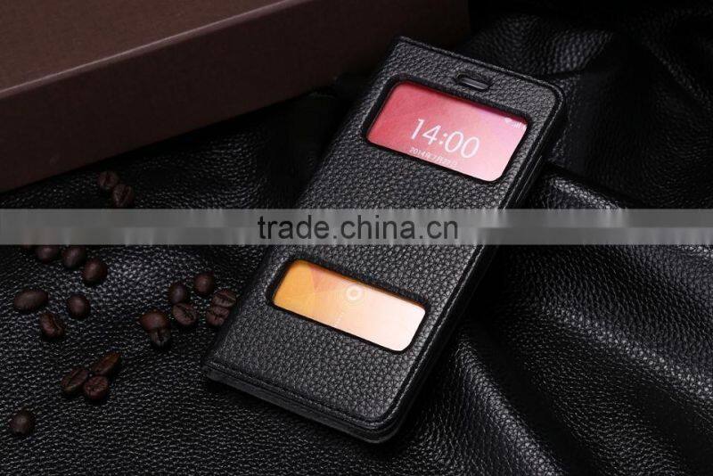 Superb Quality Leather Incoming Calls Filp Case for Xiaomi 4