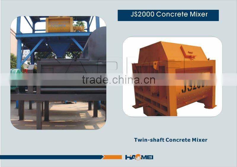 su mejor opcional JS2000 mezcladora de hormigon de haomei