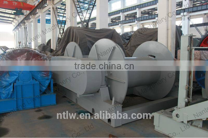 100KN speed-regulation electric winch