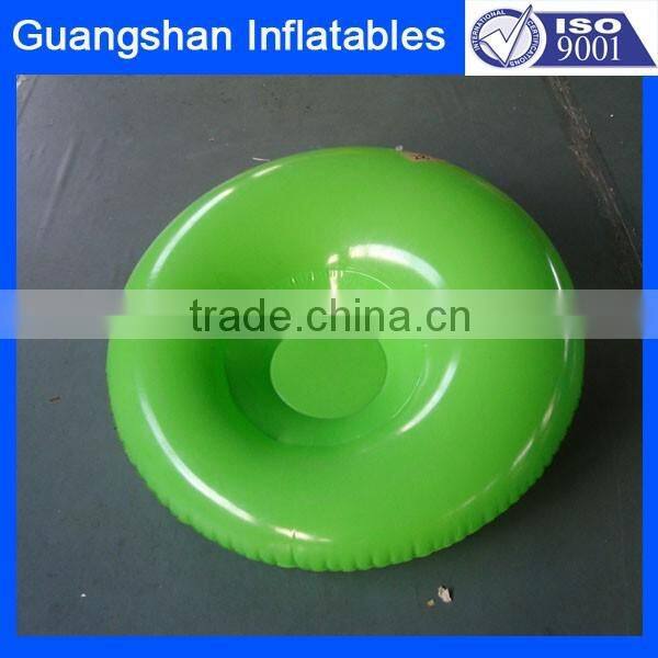 Funiture plastic inflatable couch sectional sofa set with foot stool