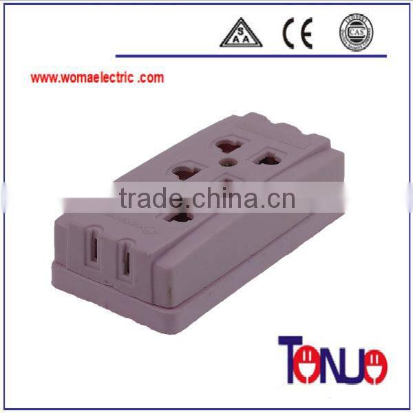 extension socket with side socket