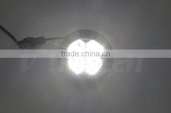 Vinstar 4W high power 12V 24V Truck Fog Light 9CM Fog light for all cars trucks Universal LED Fog light 90MM with E-mark