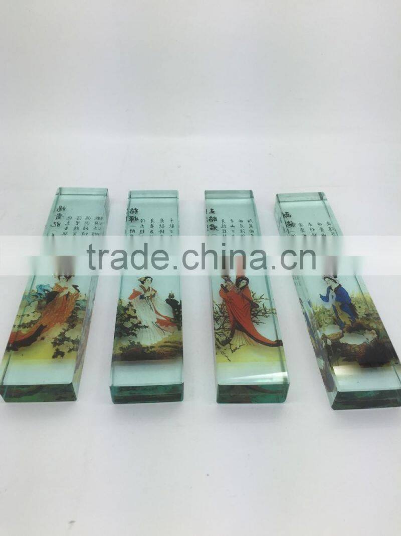 2015 New Design Paperweights, High Quality Customized Glass Crystal Paperweight