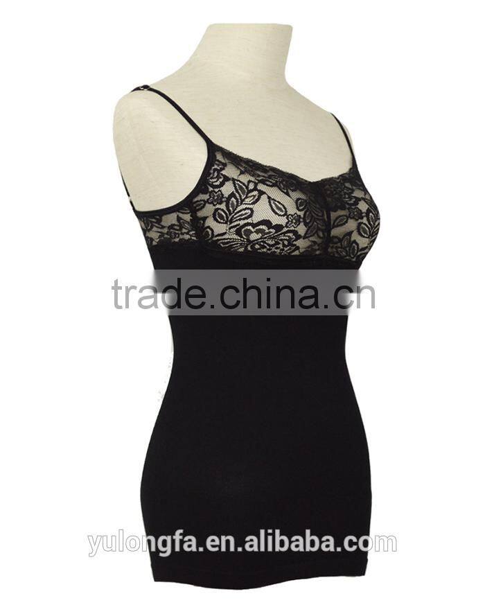 Factory New Design Lace Spaghetti Strap Camisole