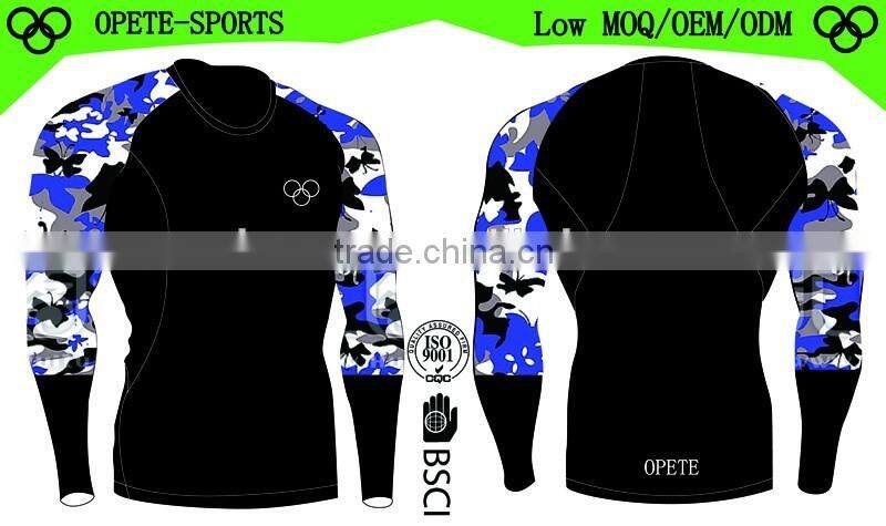 (Trade Assurance) customized Men Sportswear long sleeves Training & Jogging tights