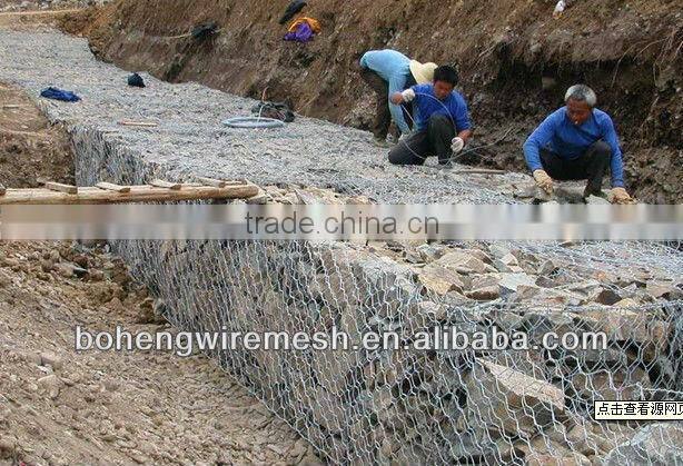 Hot dipped galvanized gabion cages