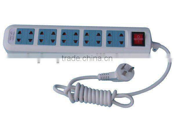SAA power socket /Electrical Receptacle Outlet with Ground Fault LED Indicator Spike and Lightning Protection