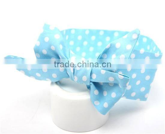 baby headband 2016 bow headband dot hairband