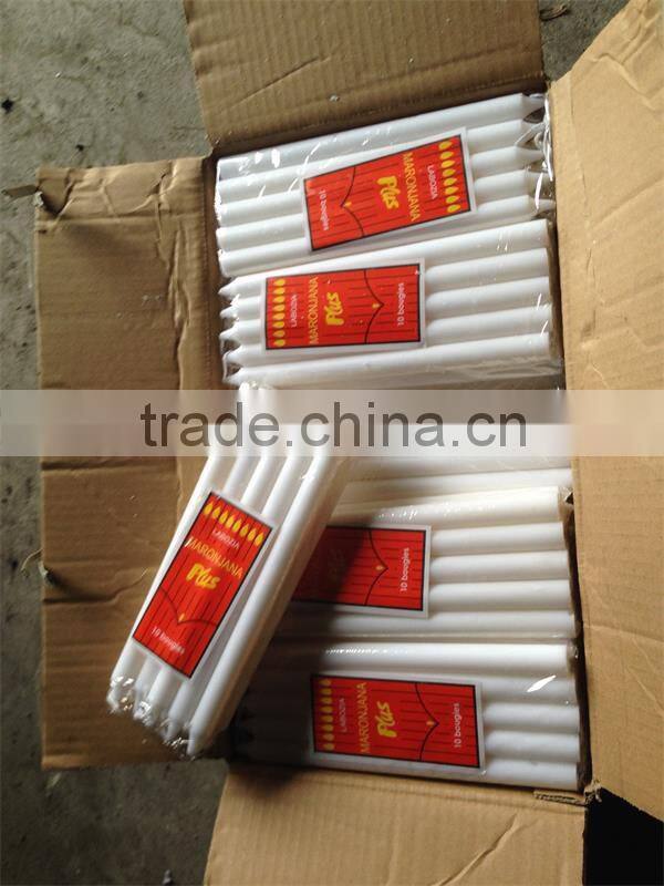 cheap wholesale white pure paraffin wax candle using on household