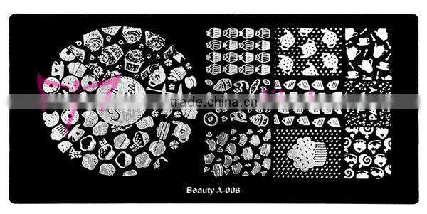 Sexy stamping nail art plate,beauty-A series nail art stamp plate