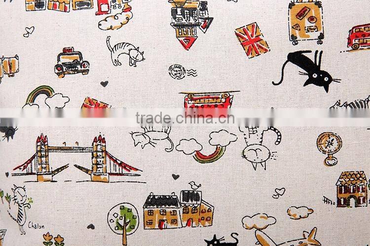 cartoon high-grade creative style restoring ancient ways cotton and linen pillowcases home furnishing cushion cover