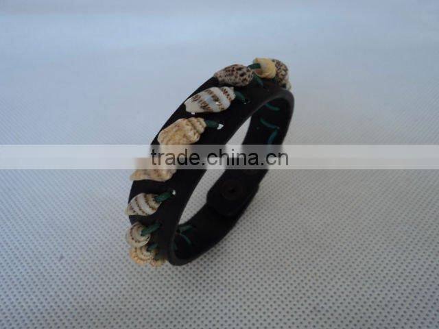 punk rivet bangles Bracelet leather women fashion design USA style factory direct