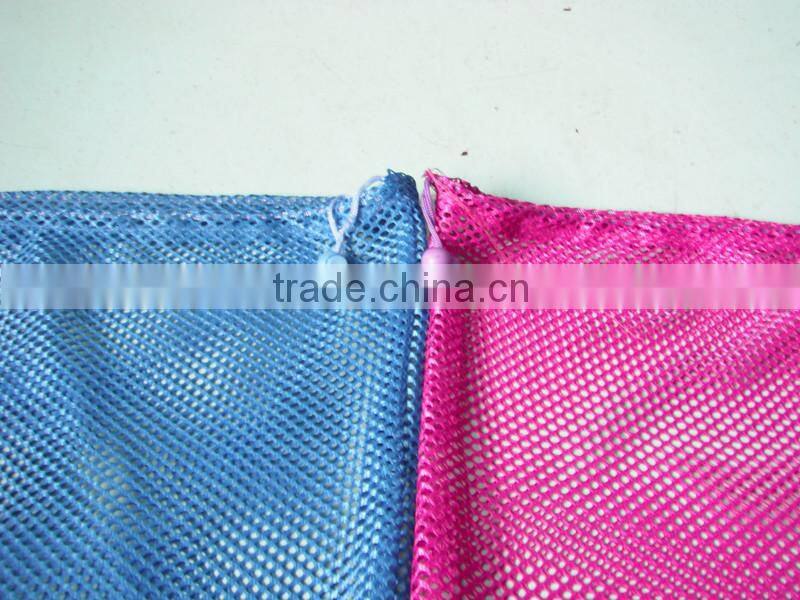 colorful strong mesh laundry bag
