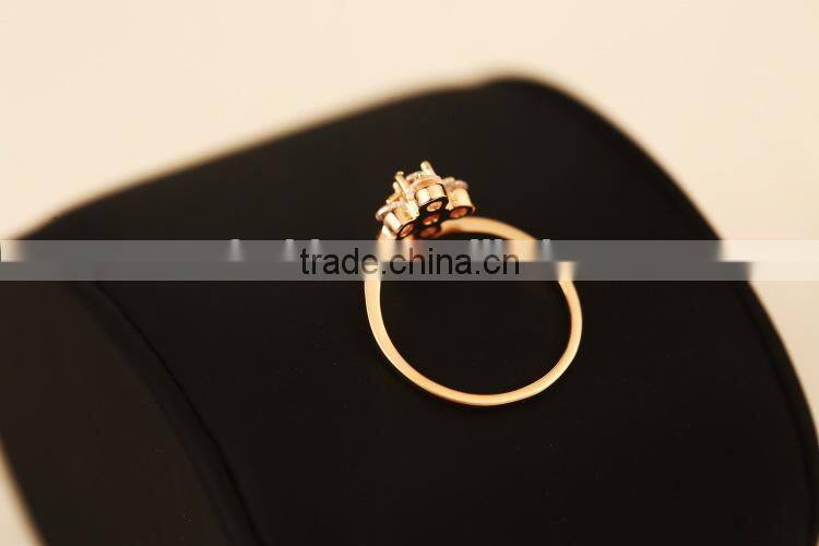 1pc white zircon ring, white zircon engagement rings