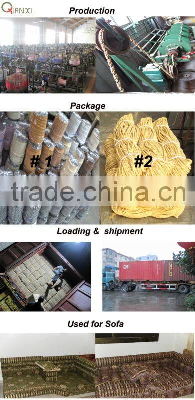 13mm Polyester Cords with Lip for Sofa