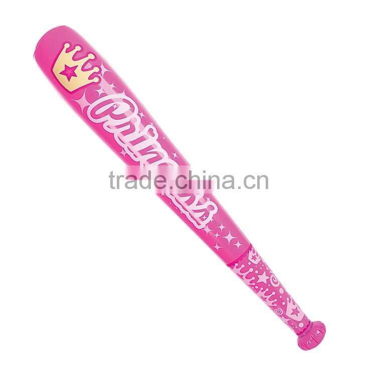 kids inflatable toy Pink pvc inflatable baseball bat for advertising
