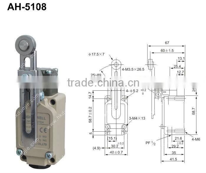 100% original HIGHLY switch AH-5108 solar dc isolator switch
