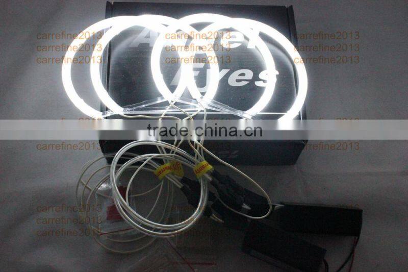 for bmw e36 e38 e39 e46 ccfl led angel eyes halo rings kit 131mm yellow amber