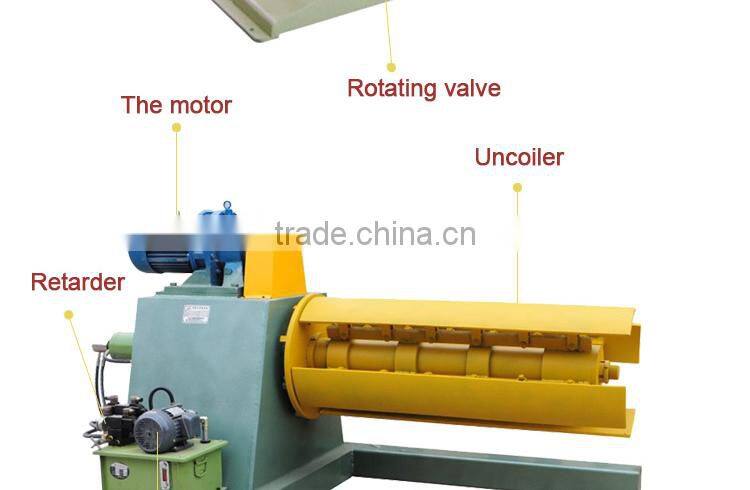 horizontal heavy uncoiler machine for steel coil