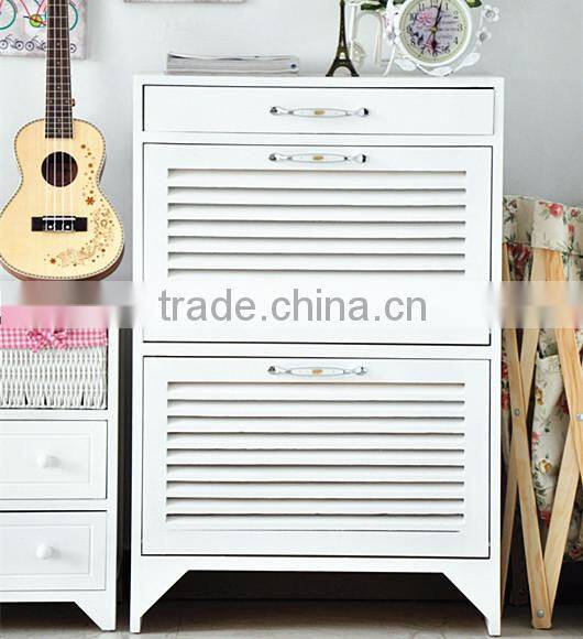 American European rural style new design popular shoes ark with drawer four colors for your choice