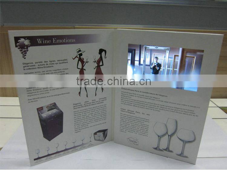 China wholesale high quality video greeting card innovative products for sale