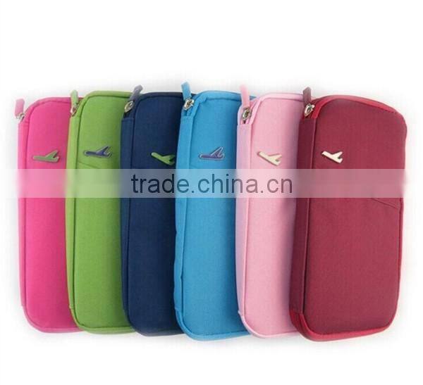 Fashion Travel Passport Holder Organizer Protector Cover Cute Card Case Wallet