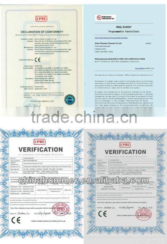 5kW windmill 48V system 5000W for communication station