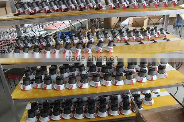 Luxury Hotel Lighting COB Dimmable LED Downlight / 4inch Commercial LED Downlight