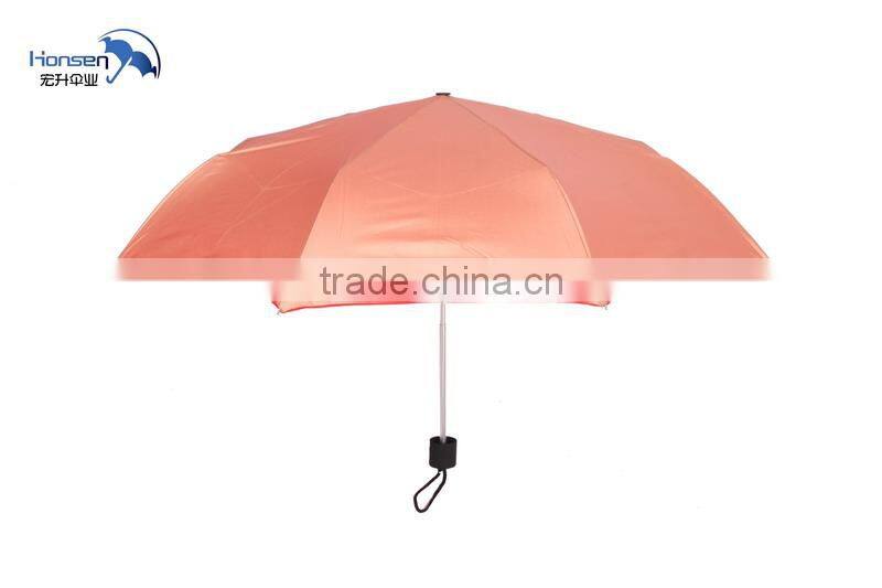 Hot Sell Ultra Light Aluminium Portable Personal Brand Parasol Fold Umbrella, Sun Umbrella