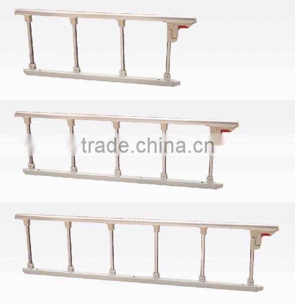collapsible hospital bed railing