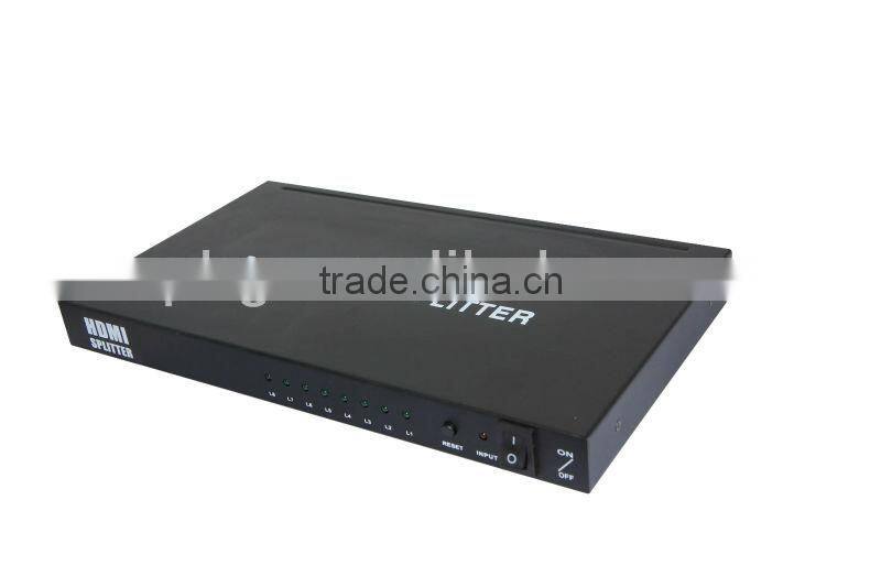1x8 HDMI Splitter support 3D HDTV, STB, DVD