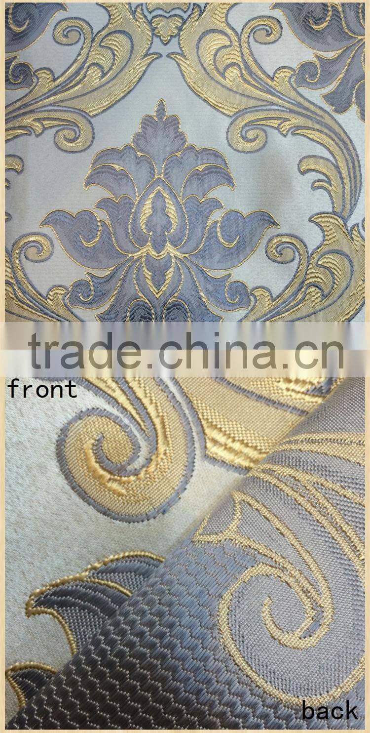 Curtain Fabric with classic jacquard style- cheap price, good quality from manufacture