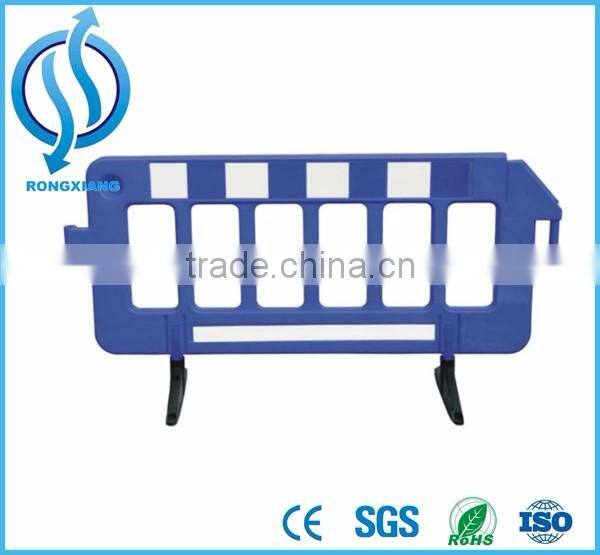 Temporary Portable Plastic Barrier/ Pedestrian Fence Barrier / plastic safety fence for Road Safety