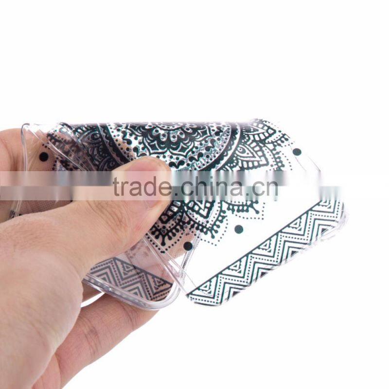 Super Soft TPU Black Printing Case For Iphone 6 For Samsang S7