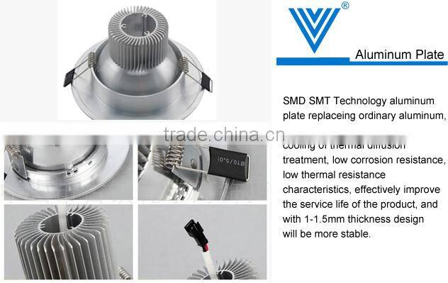 led downlight casing With CE RoHS FCC Approved