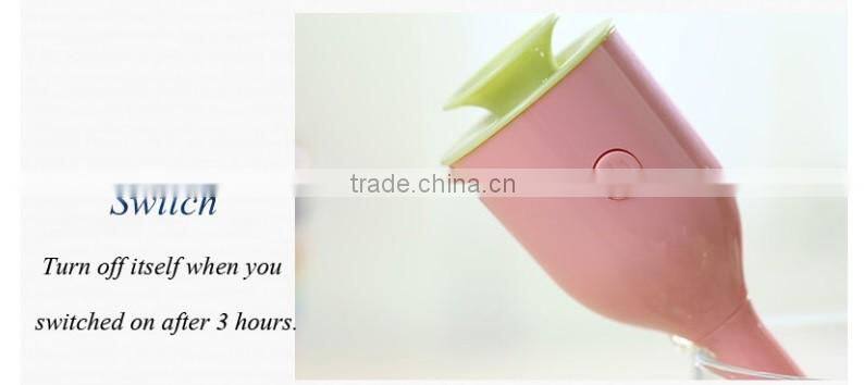 ABS material mini hand-held 30ml rechargeable magic wand nebulizer usb stick ultrasonic humidifier