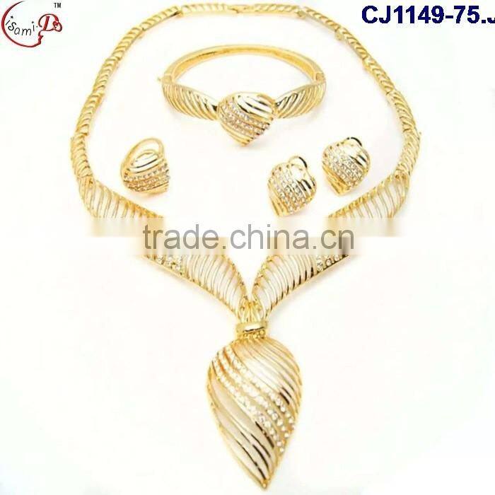 CJ1149-(74-79) different color jewelry gold plating wedding/evening party ladies jewelry set