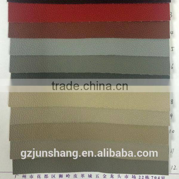 Embossed PVC rexine car seat leather fabric same with real leather design