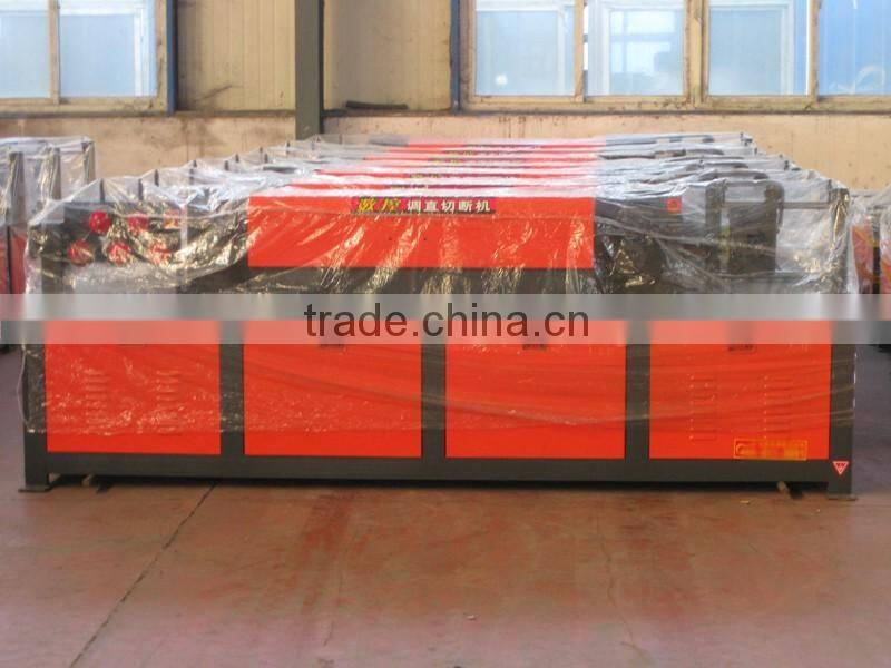 Automatic hydraulic steel bar straightener machine, high quality wire rod straightening and cutting machine