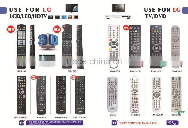 WIRELESS LED/LCD/HDTV TV REMOTE CONTROLLERS WITH BACKLIT RM-D757