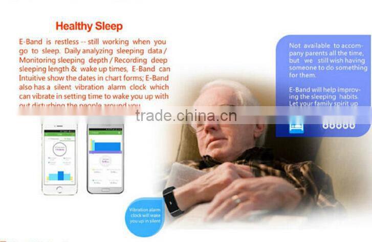 S55 bluetooth bracelet with Pedometer function; smart watch for Smart phone accessories--Bluetooth bracelet