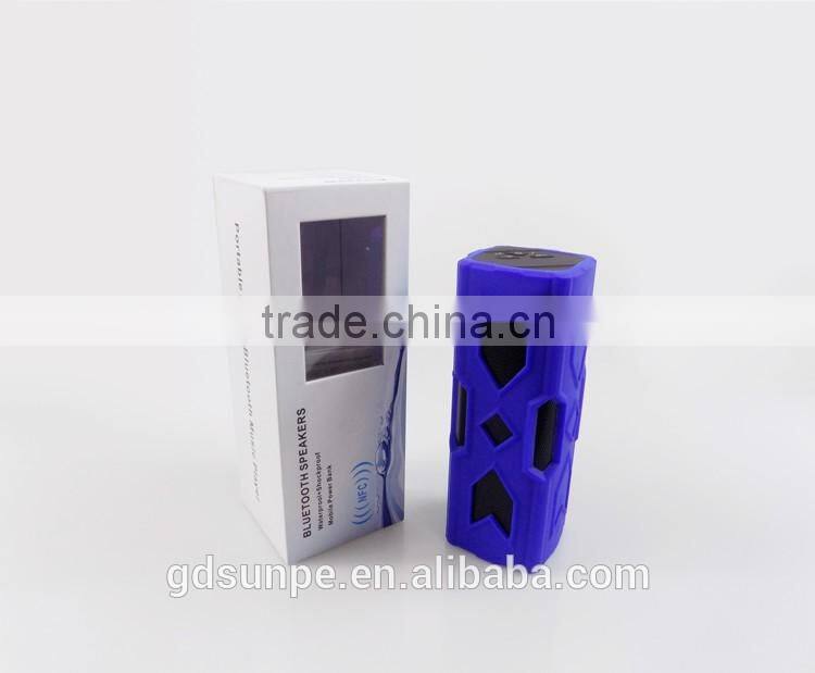 Unique Gift Ideas Rechargeable Battery NFC Waterproof Power Bank Bluetooth Speaker For Cell Phones Smartphones